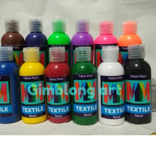 

EQ60B* .,(BISA COD) Cat MM lukis kuas kain textile/tekstil 60ml|,,