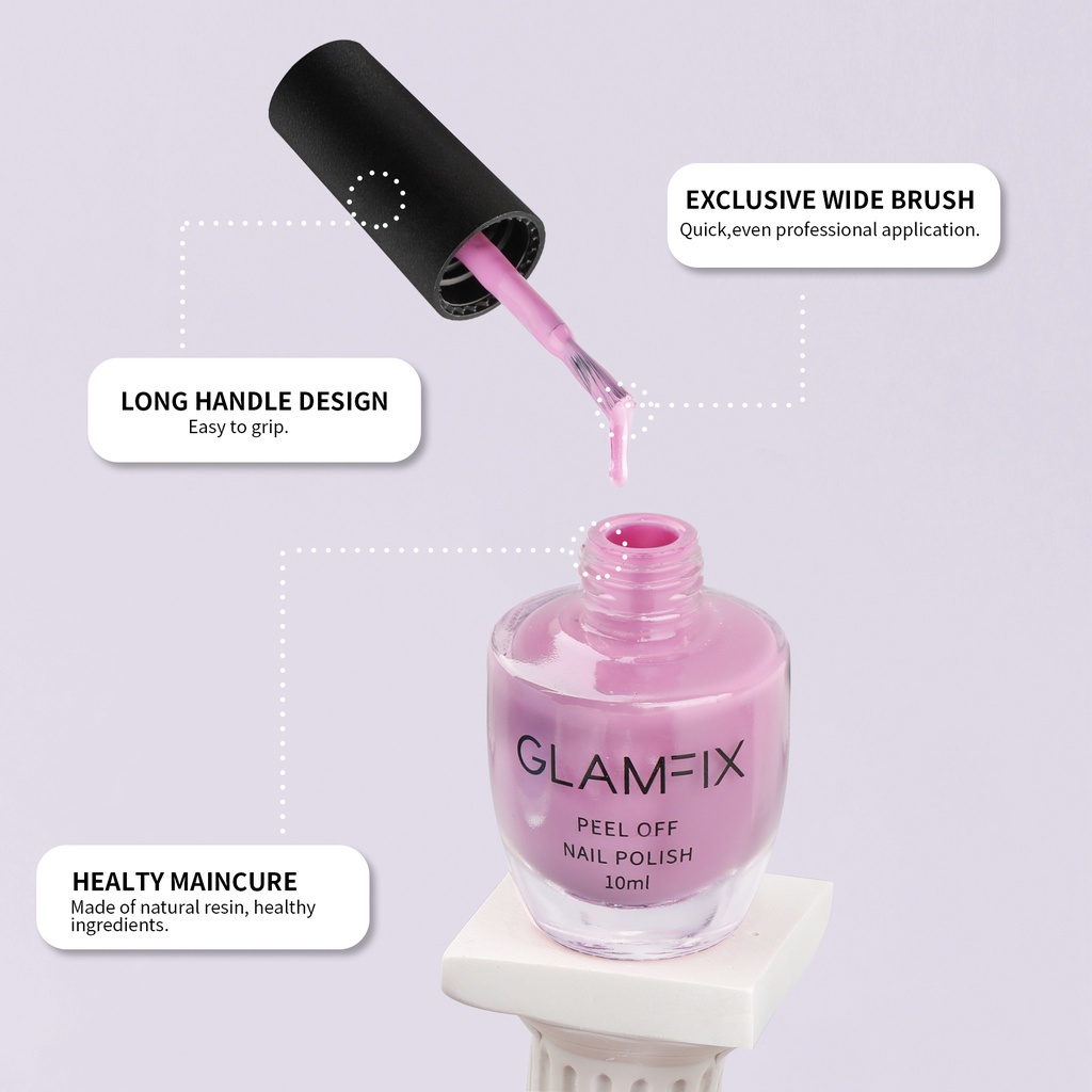 GLAMFIX Fantasy Nail Polish Kutek Cat Kuku | GLAM FIX Alat Kecantikan Makeup by YOU