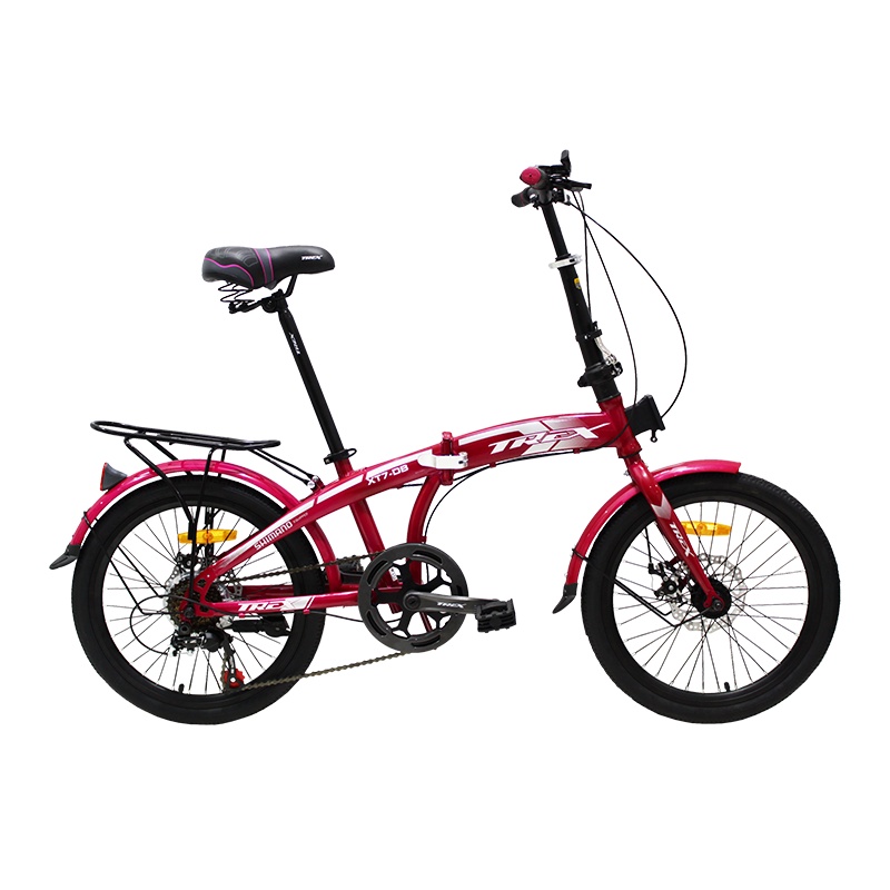 Sepeda Lipat 20 Inch Trex XT 7 with Front Block Disc Break 7 Speed