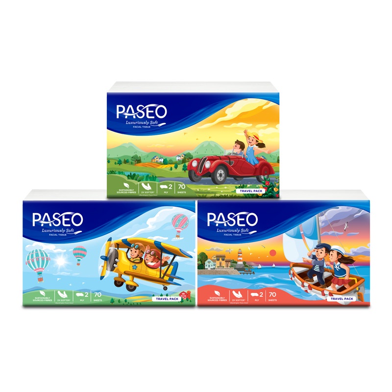 Paseo Smart Paseo Character Travel Pack Tissu