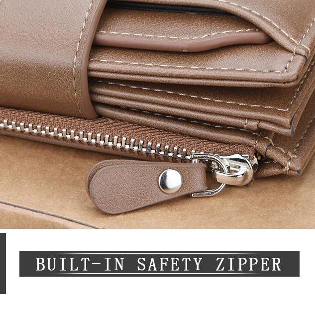 ➤ BAELLERRY D3218 Dompet Lipat Kulit Premium Bahan PU Leather WATCHKITE SBY ✾