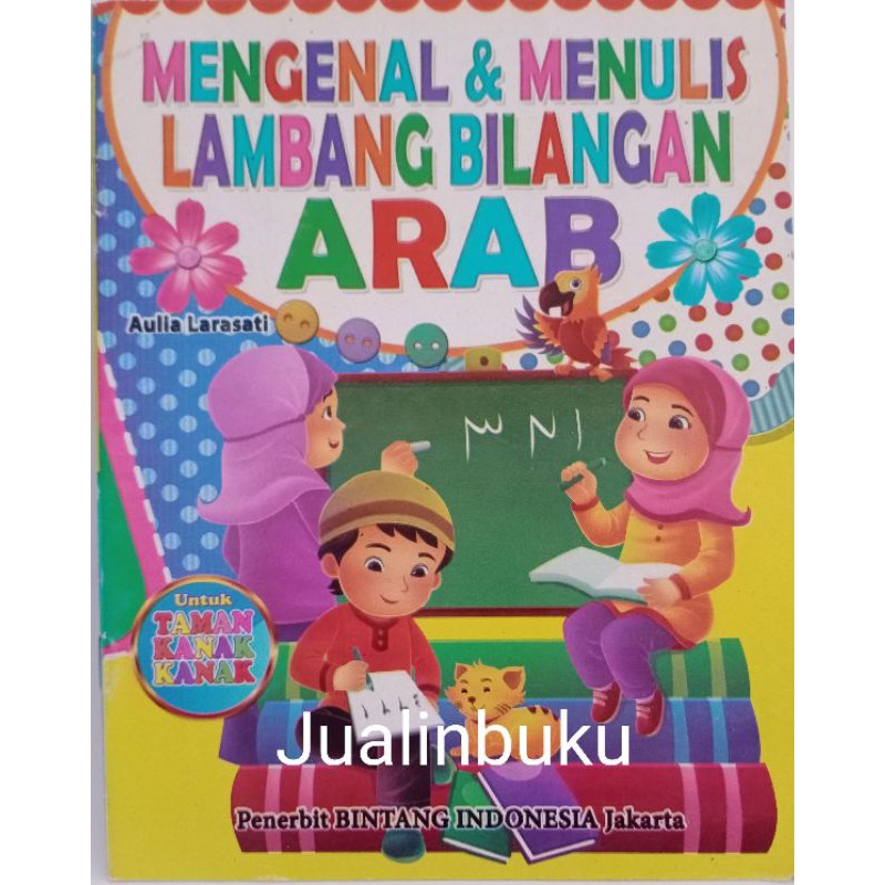 Buku Tk Paud Mengenal dan Menulis Lambang Bilangan Arab