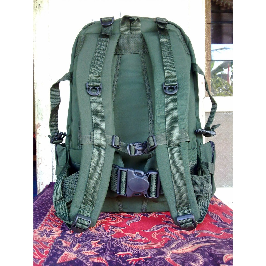 Tas Ransel Army Model Lebanon Besar Hijau