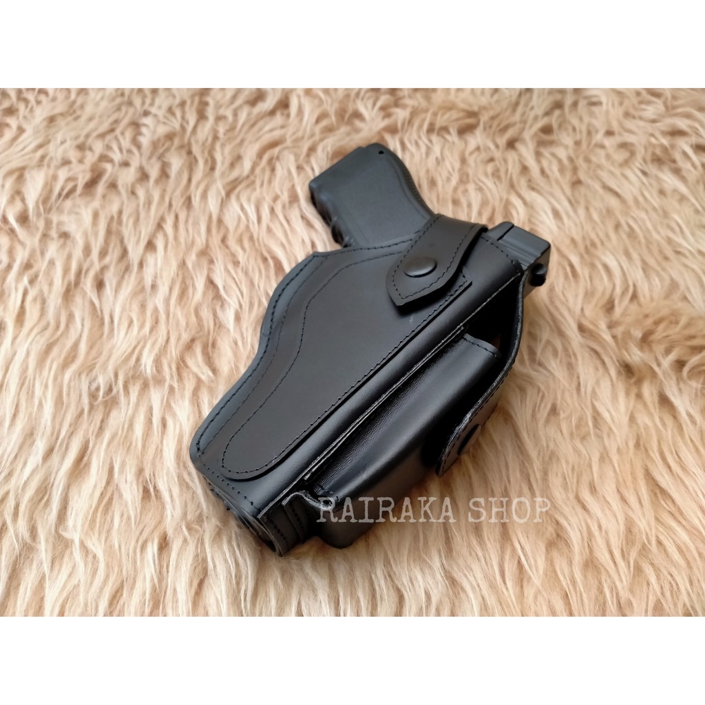 Holster Kulit Sarung Pistol Kulit Glock