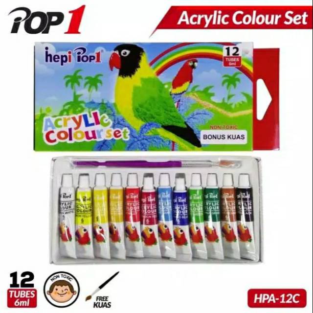 CAT ACRILIC HEPI POP1 / CAT AKRILIK POP1