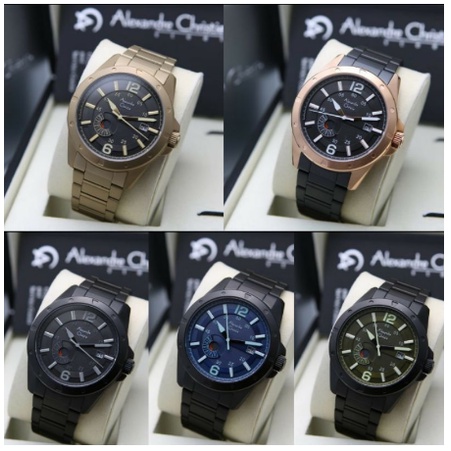 Jam Tangan Pria Original Alexandre Christie AC6536/Ac6536/6536/ac6536