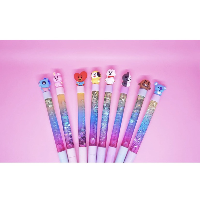 

PULPEN GLITER BT21 BTS BANGTAN ARMY UNIK PEN BTS LUCU BERKUALITAS