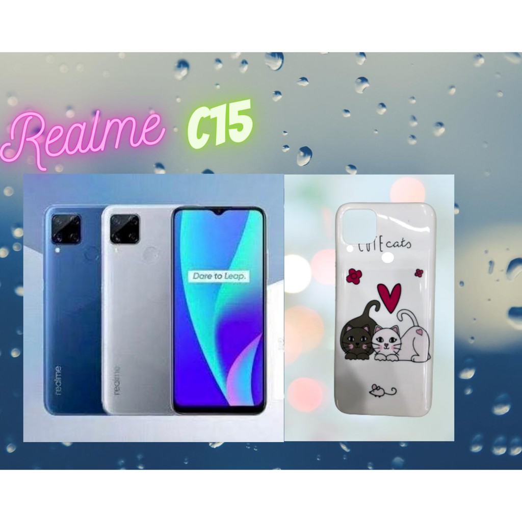 SILIKON GAMBAR REALME C15 KARTUN