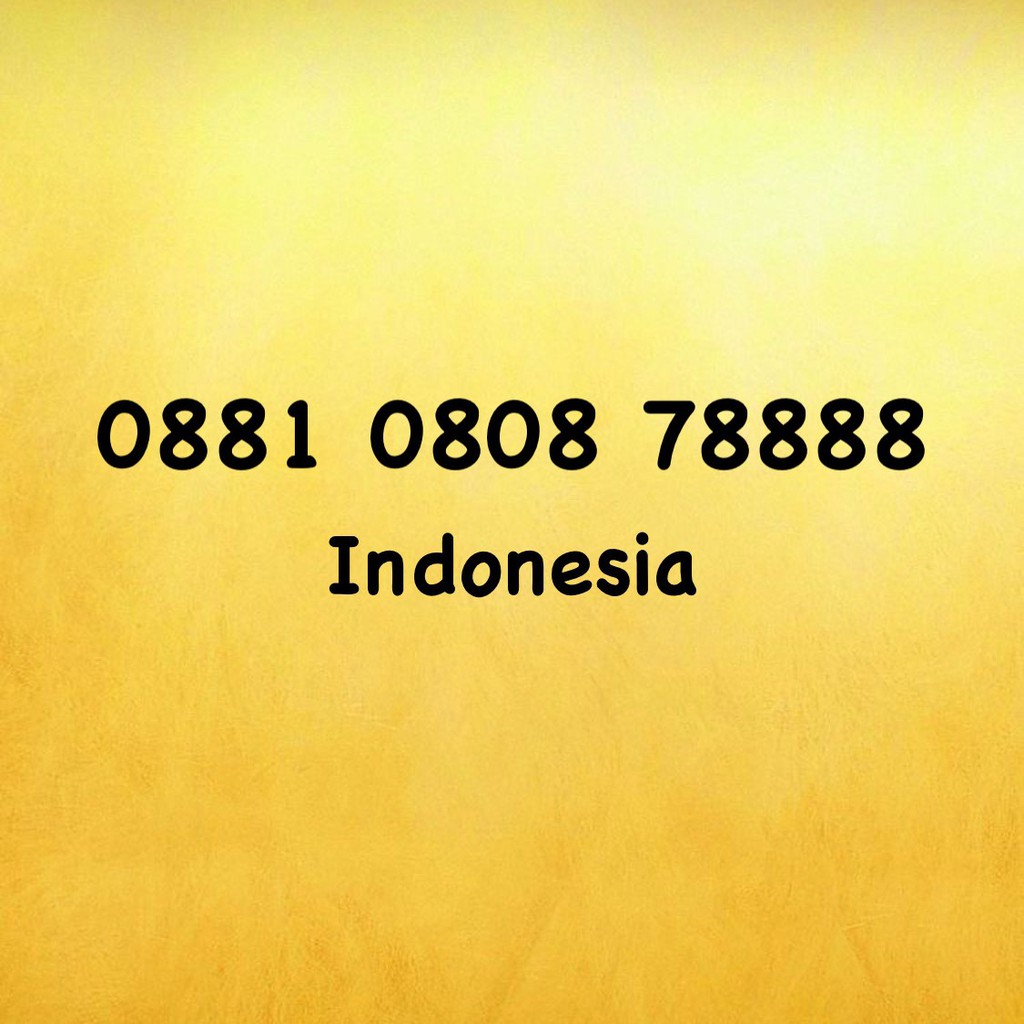 Nomor Cantik Smartfren - Smart Kuartet A - 8888 - 0881 0808 78888
