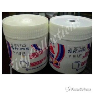 

CAT AIR / CAT DEKORASI / GABUS / STYROFOAM AGA 100CC HITAM PUTIH