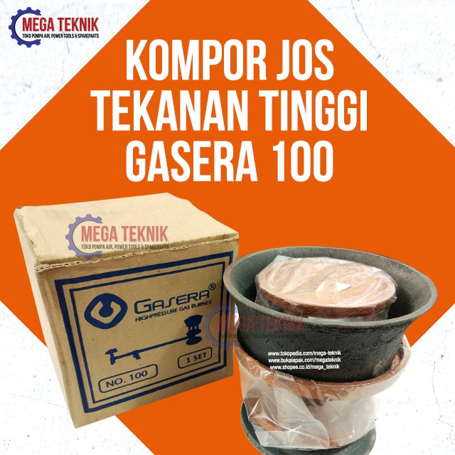 Kompor Jos Tekanan Tinggi Semawar Gas Gasera 100 Catering Gorenga