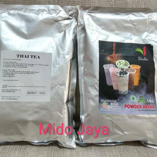 

❂DIKIRIM DARI JAKARTA!!!!☆Verlin minuman bubuk thai tea capucino cokelat
