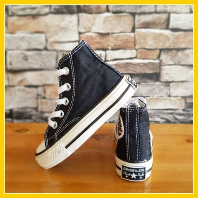 HITAM TAHUN SEPATU 5 6 SD SEKOLAH 11 ANAK CONVERSE 9 TK LAKI QUALITY 4 VDFF34154E