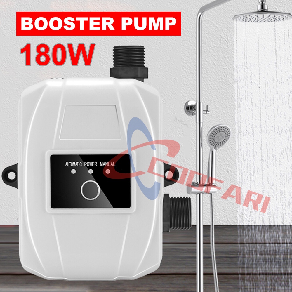 【 100% Original】Pressure Pompa Air 24V 180W 85 Kaki Pompa Booster Pump Pompa Pendorong Connector Housing untuk Wastafel Dapur Shower Kepala Di Luar Tap air toren