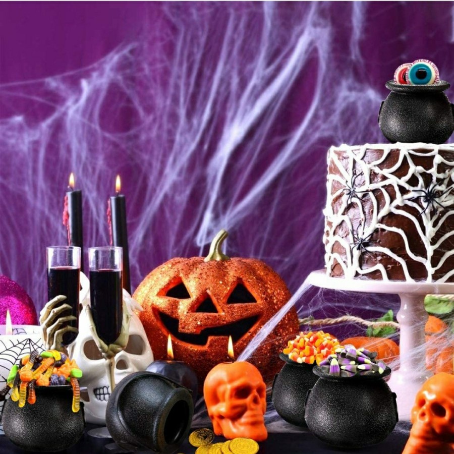 Witch candy cauldron kettles Halloween props pot nenek sihir