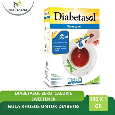 

Diabetasol Zero Calorie Sweetener 100x1gr