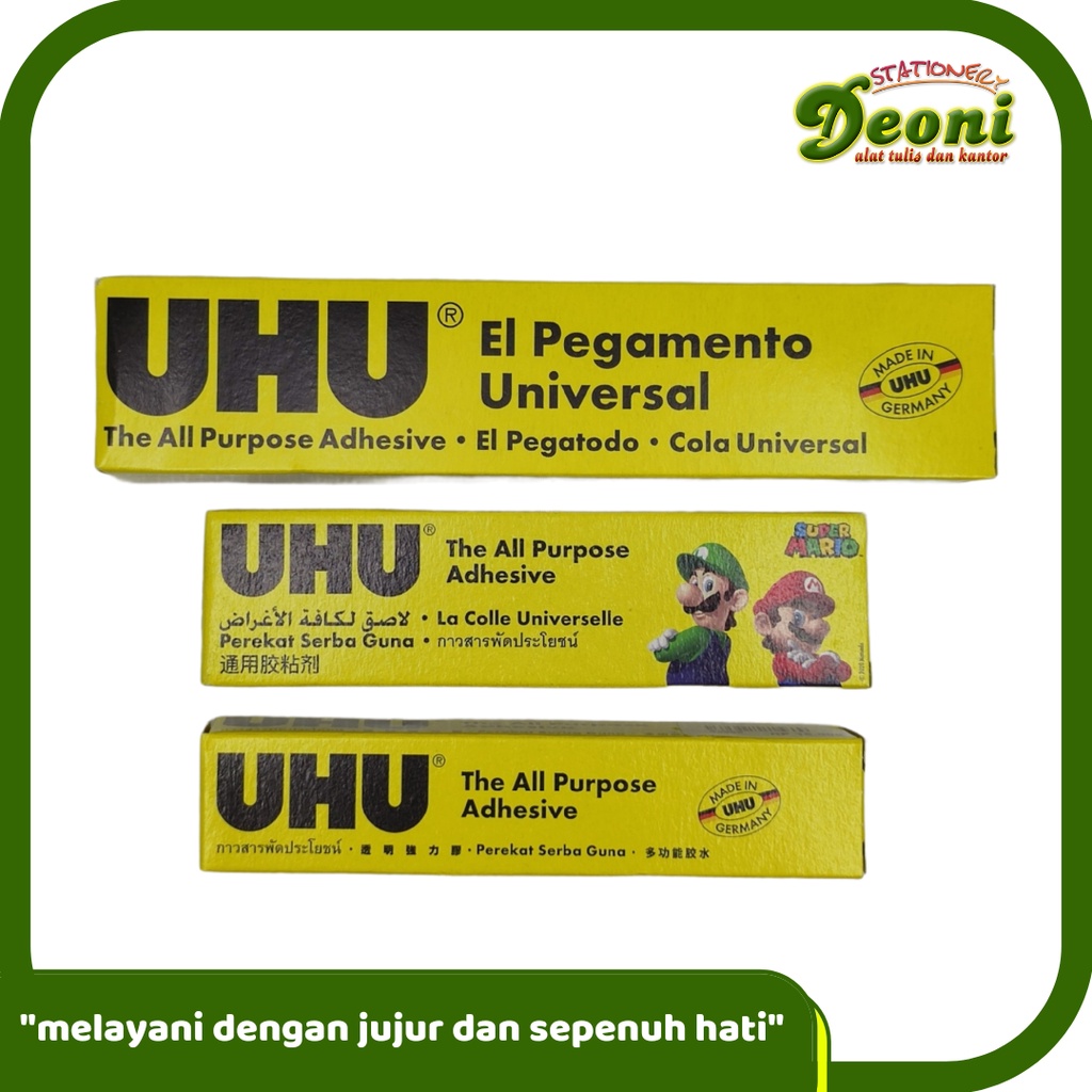 

Lem UHU The All Purpose Adhesive (Perekat Serba Guna)