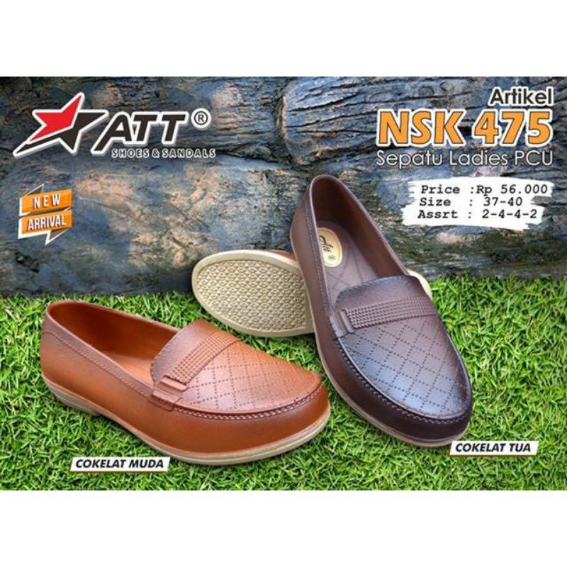 sogo ATT SLK &amp; NSK SEPATU FLAT Shoes Woman Murah Nyaman Ringan Empuk 37/40