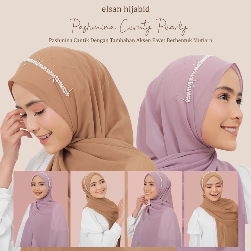 Pashmina Ceruty Pearly Mutiara