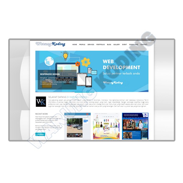 Source Code Website Company Profile Responsive dengan PHP dan MySQL
