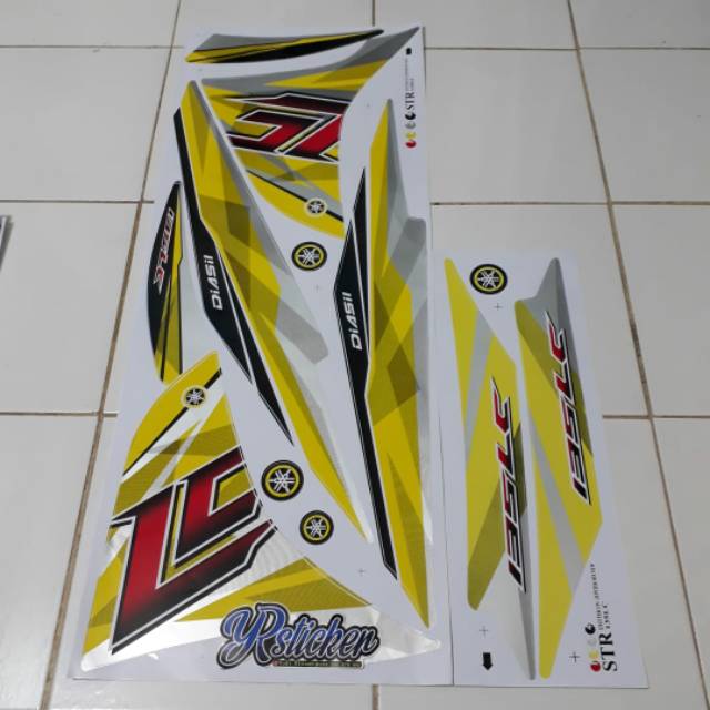 Striping list motor fariasi jupiter mx 135 motif lc grafis