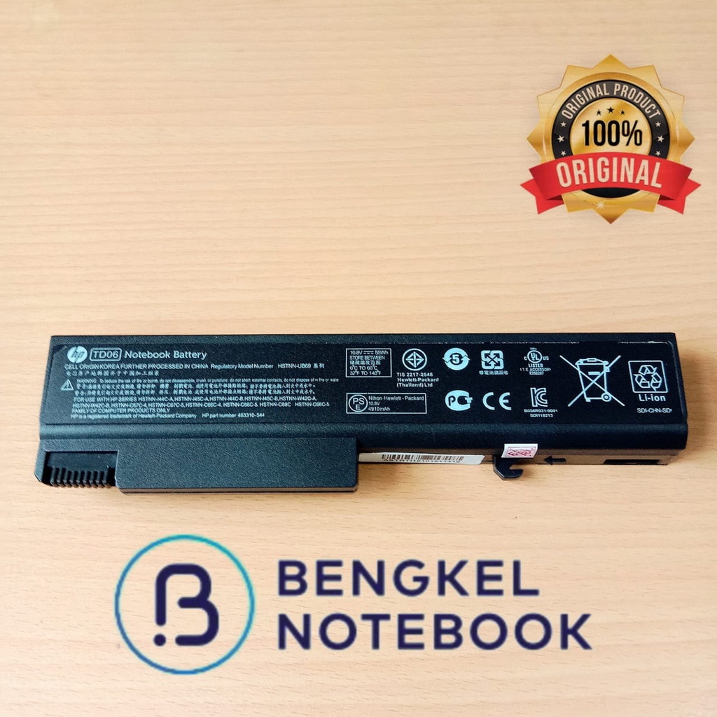 Baterai HP 6530 6530B 6535B 6730B 6735B 8440P 6440B HSTNN-CB69 EliteBook 6930P 8440P 8440W