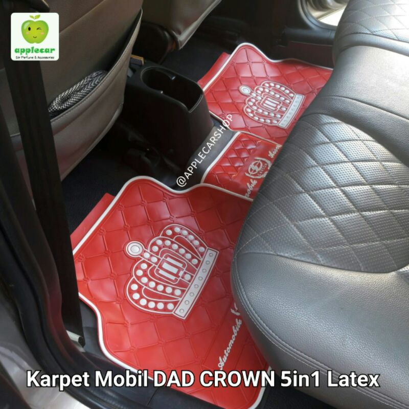 Karpet alas kaki mobil Dad merah