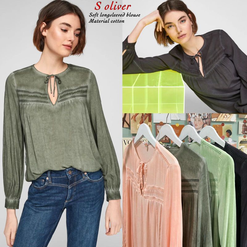 S*liver soft longseleeve blouse