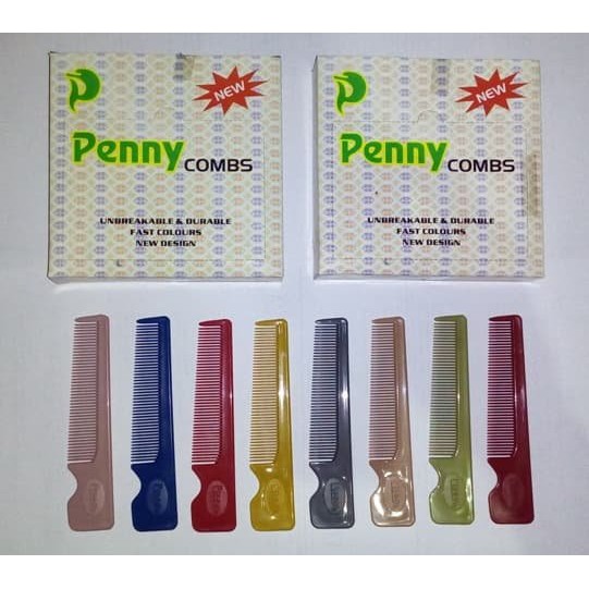 Sisir Saku Penny Warna / Sisir Saku Plastik Unbreakable Merk Penny