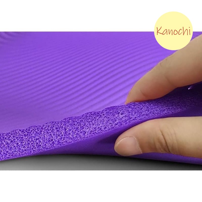 Premium Matras Yoga Mat 6mm x 183cm x63 Senam Matt Pilates PVC Camping