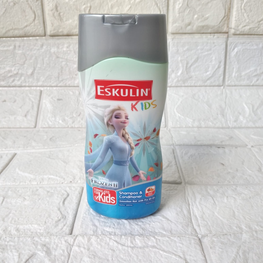 Eskulin Kids Shampoo &amp; Conditioner Eskulin Kids 200ml Kartun Shampo sampo kondisioner anna elsa minnie sofia