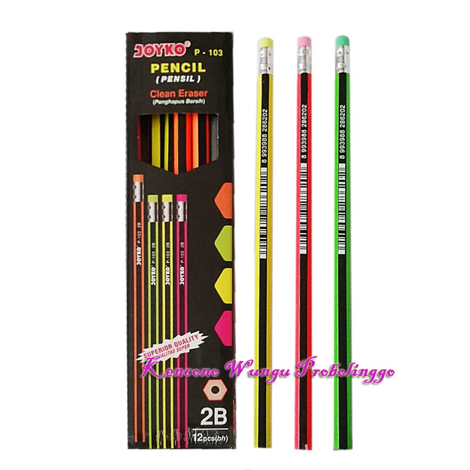 

Pensil Joyko 2B P-103 isi 12 pcs