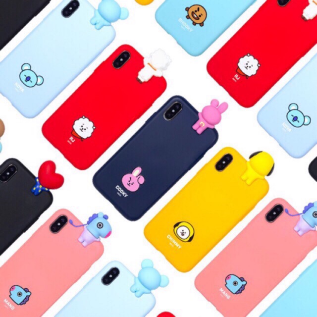 OFFICIAL BT21 BBAKKOM CASE CASING HP IPHONE X XS 11 PRO