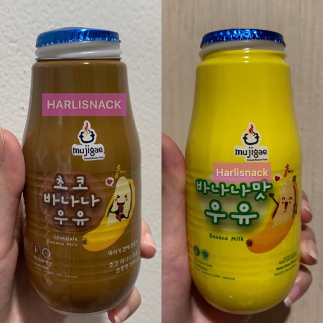 

Mujigae Banana Milk Original / Chocolate 250 mL HALAL MUI