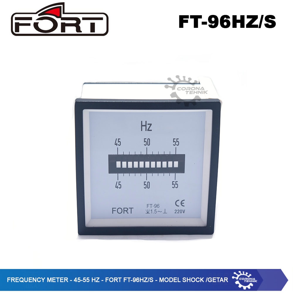 Fort FT-96HZ/S - Model Shock/Getar - Frequency Meter - 45-55 Hz