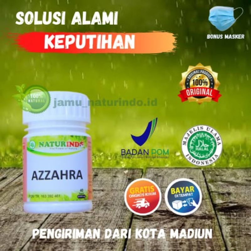 AZZAHRA OBAT HERBAL PELANCAR HAID NYERI HAID MERAPATKAN MIV V BAU TAK SEDAP KEPUTIHAN KEMBALI PERAWA