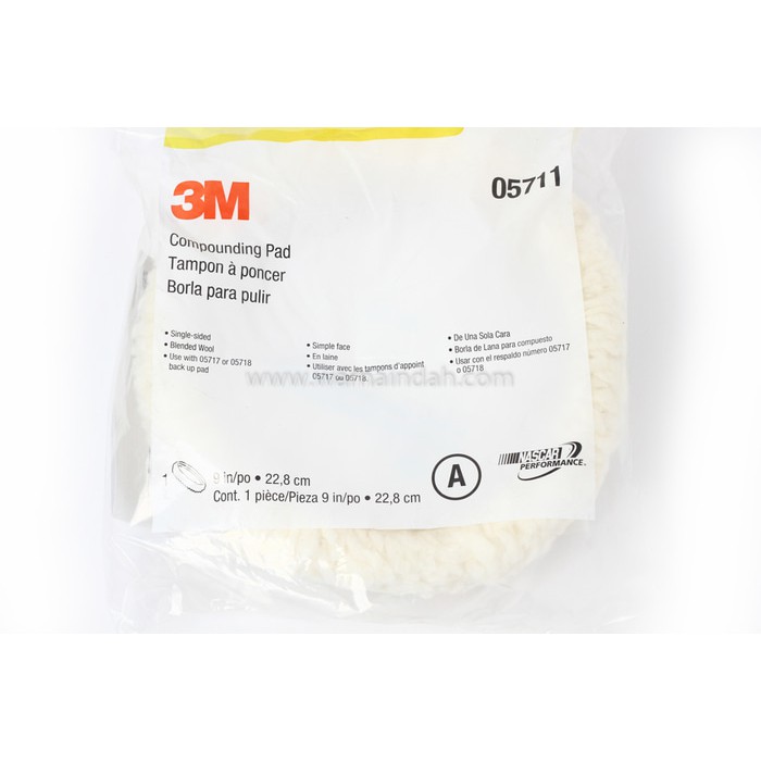 

3m Ori HookIt Compounding 8" Wool Poles Putih 5711