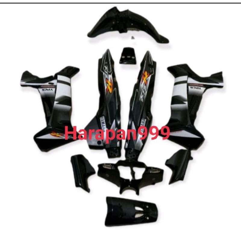 Cover body halus Yamaha fiz R fiz R 2002 2003 hitam full set cover body halus Yamaha fiz R hitam gil