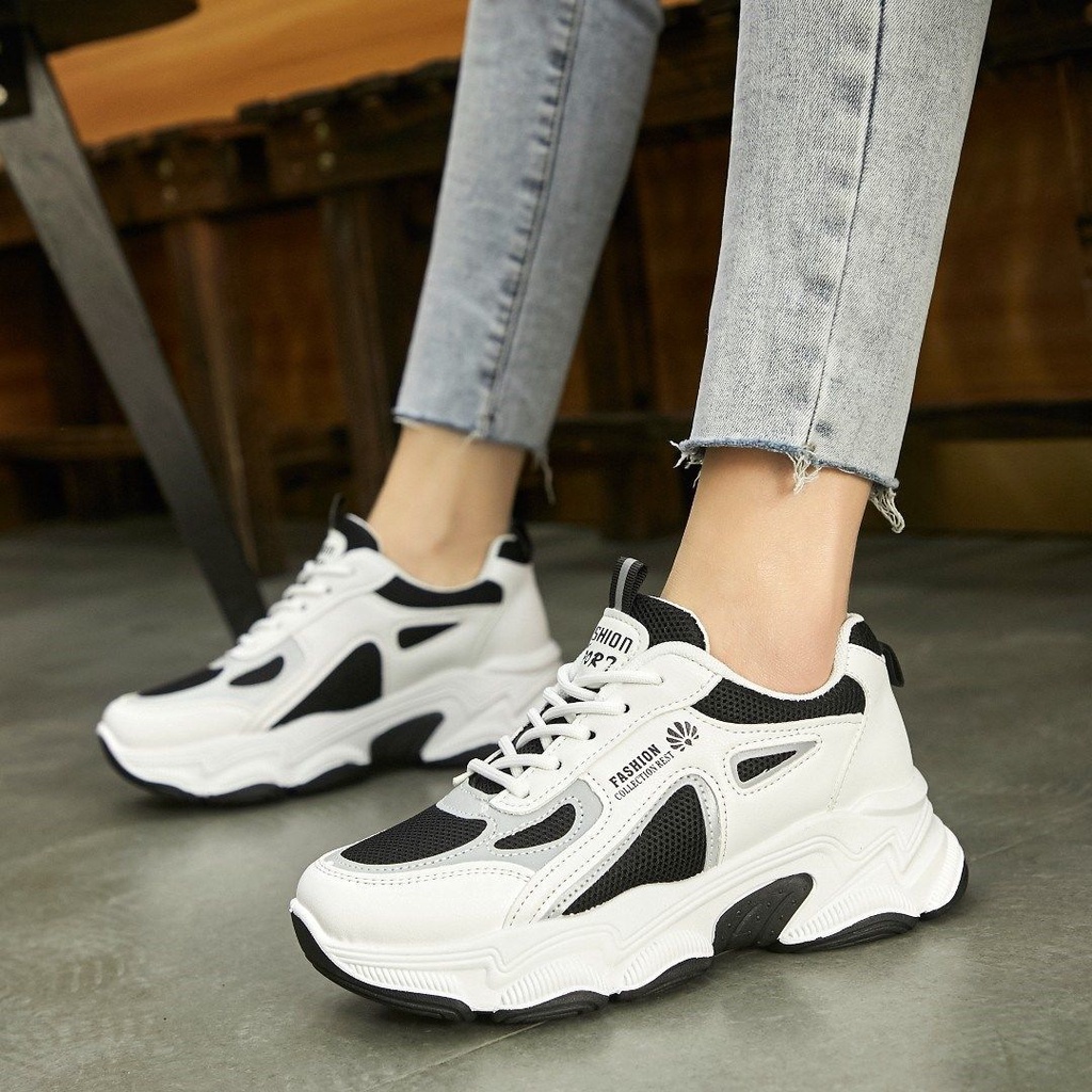 TBIG [COD] Sepatu Sekolah Sneakers Import Shoes JFASH NEW Fashion Wanita Sepatu Korea Style Sekolah Kuliah