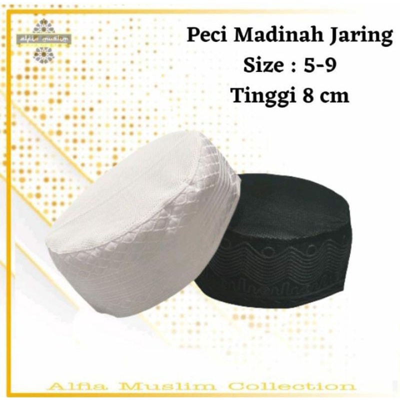 PECI MADINAH JARING / KOPIAH HAJI