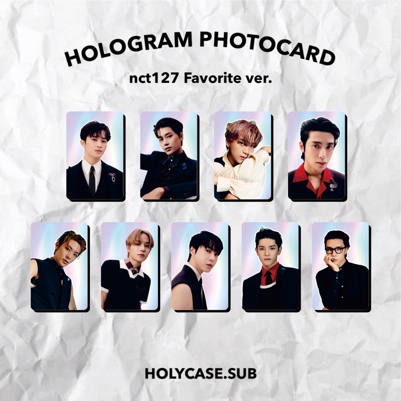 READY STOK NCT127 Hologram Photocard NCT Favorite