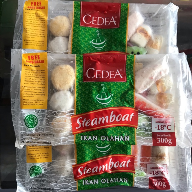 

Cedea Steamboat 300gr bonus kuah (3 Porsi)