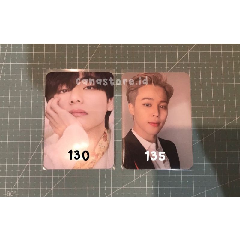 OFFICIAL BTS PHOTOCARD JIMIN TAEHYUNG DICON