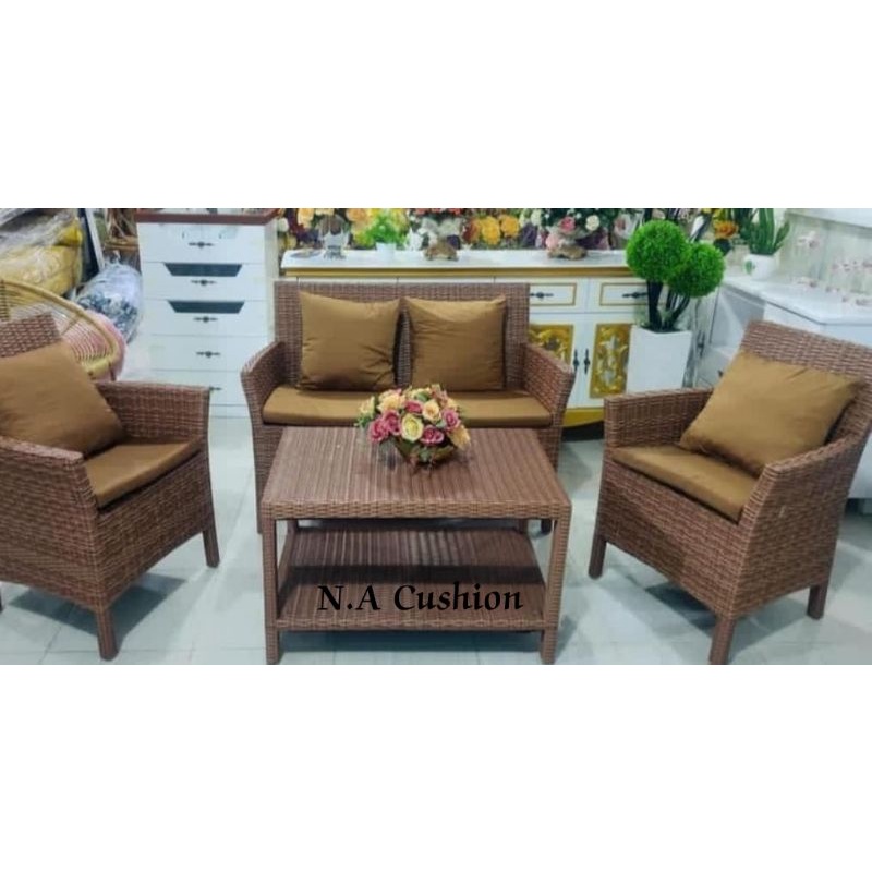 Kursi Tamu minimalis (Kursi Sofa Hawai 2.1.1)-Coklat