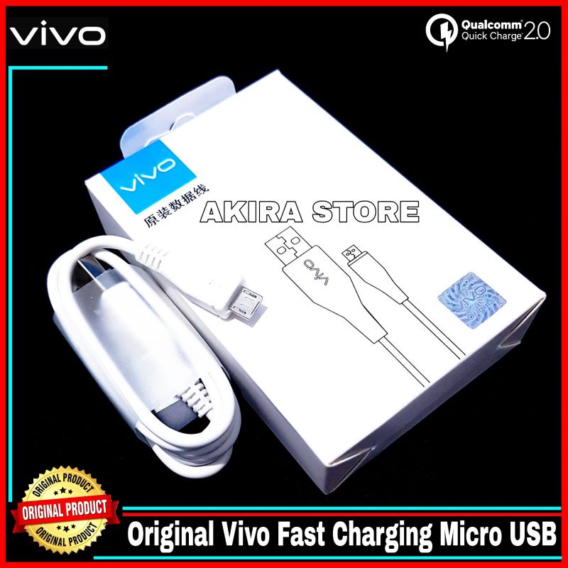 Kabel Data Vivo Y01 Y15s ORIGINAL 100% Fast Charging Micro USB