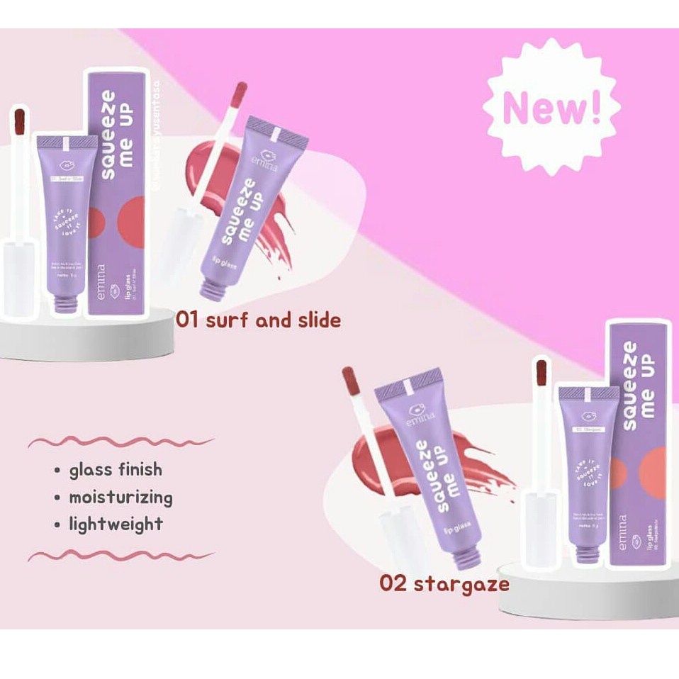 Emina Squeeze Me Up Lip Glass 6.5gr - Lip Gloss GIRLSNEED77