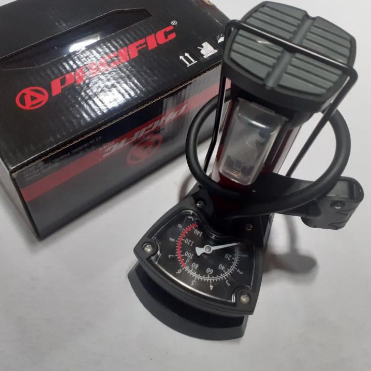 [54259) pompa sepeda / pompa injak / foot pump / bicycle pump pacific