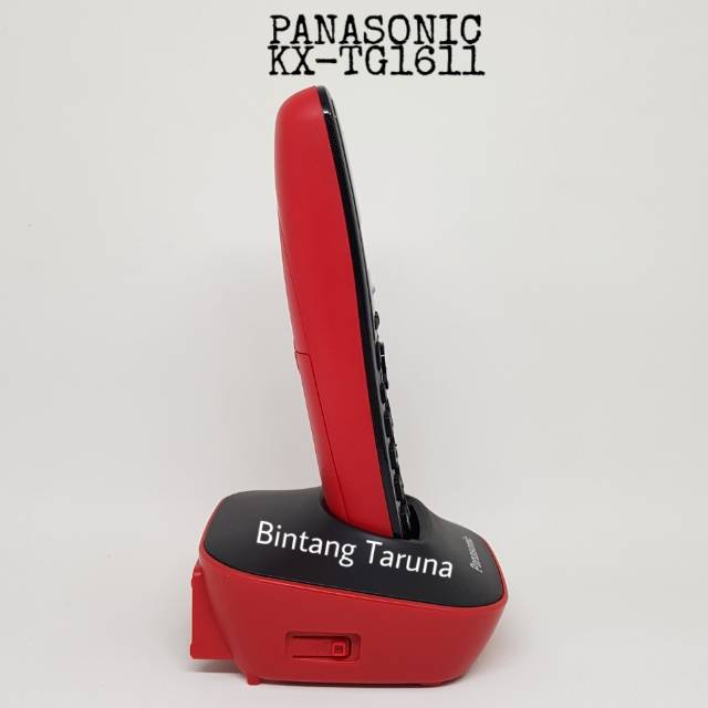 Telepon Wireless Panasonic KX-TG1611 Wireless Panasonic TG1611 (Merah)