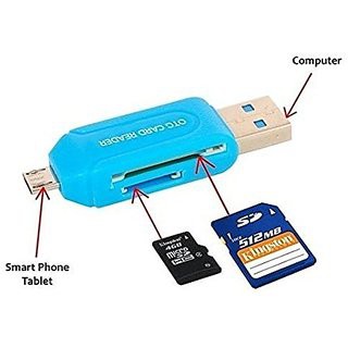 Card Reader OTG USB Support PC dan Smartphone