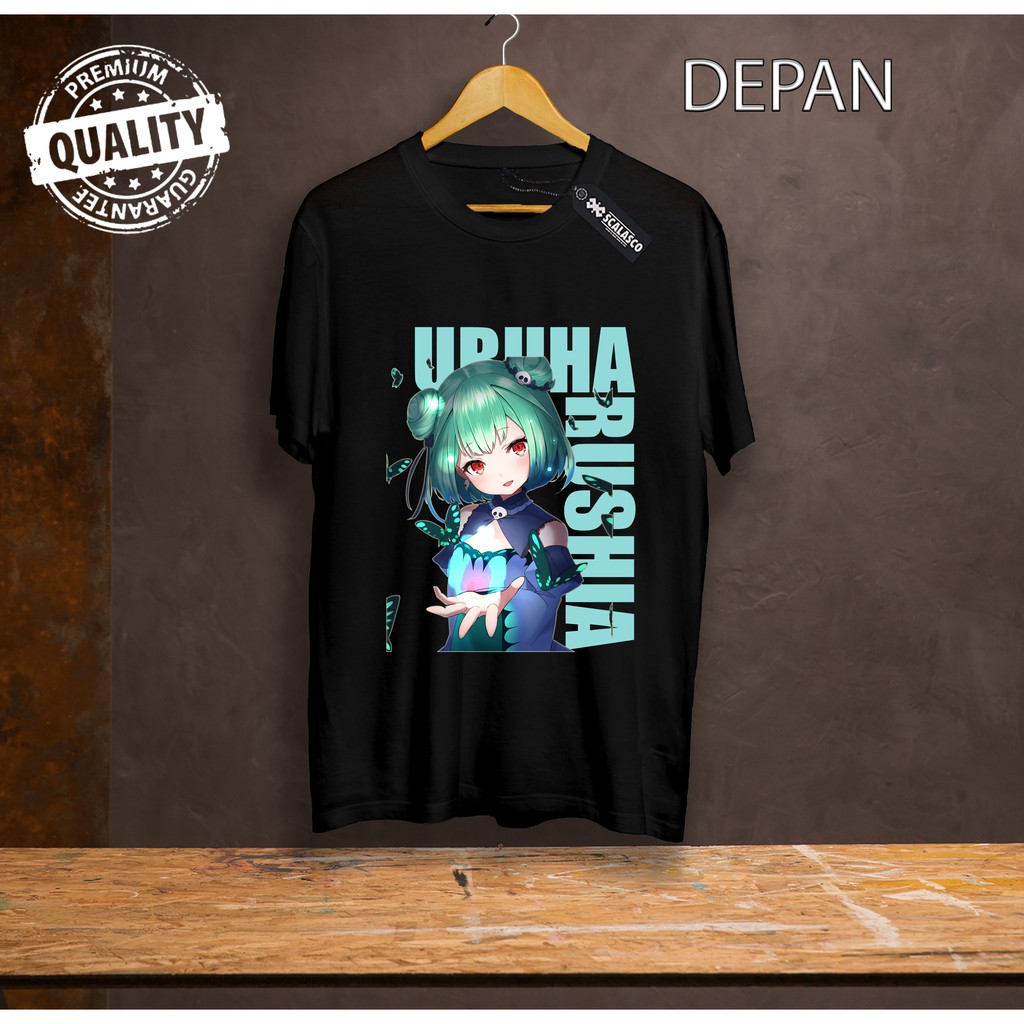 Jual Baju Kaos Tshirt Anime Hololive Uruha Rushia Vtuber - Baju Otaku